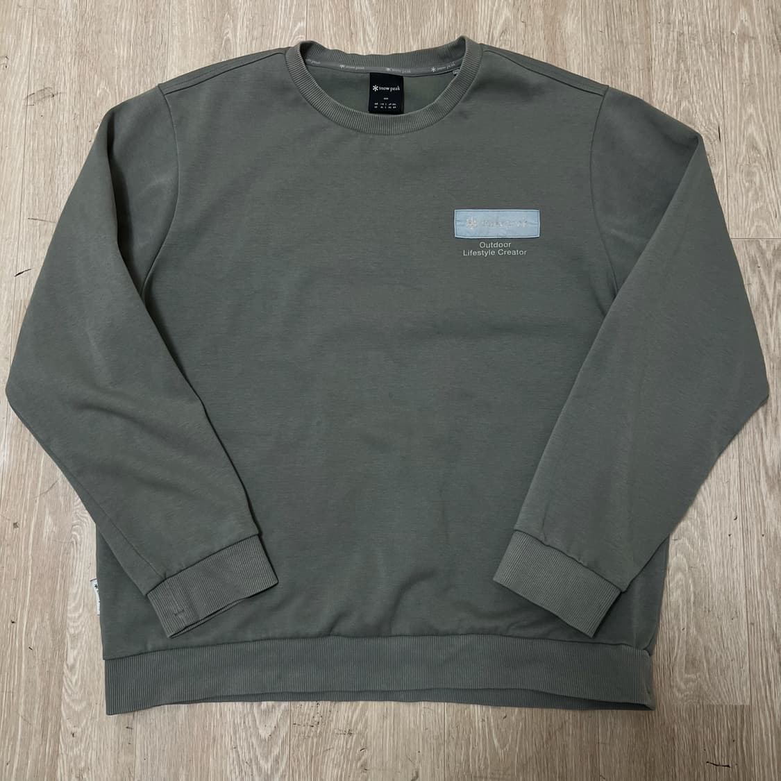 스노우피크 리플렉티브 맨투맨 XXL/110  상품이미지1