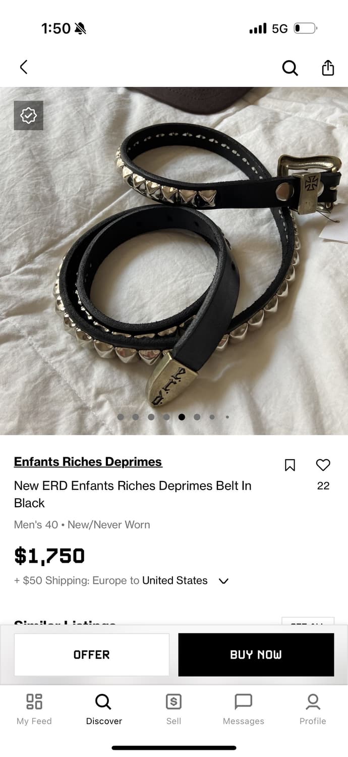 Enfants riches deprimes og belt 상품이미지10