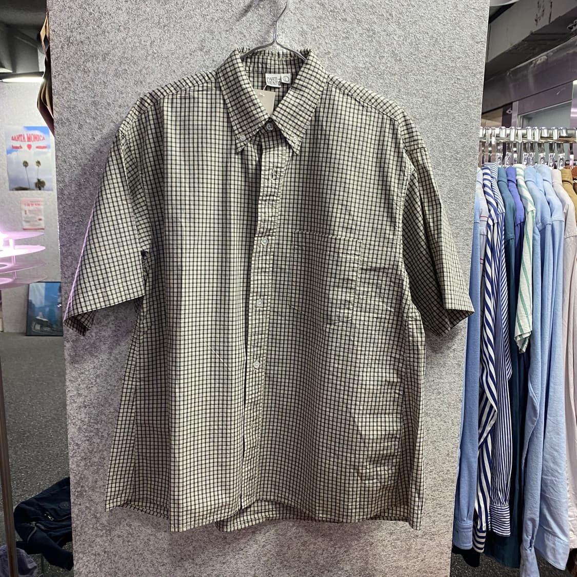 파르티멘토 원포켓 체크패턴 반팔 셔츠 B4551 상품이미지2