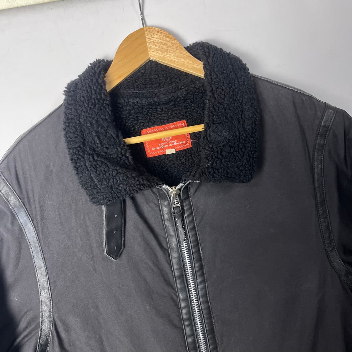 [Avirex] 아비렉스 B-7 레더포켓 무스탕 자켓 상품이미지3