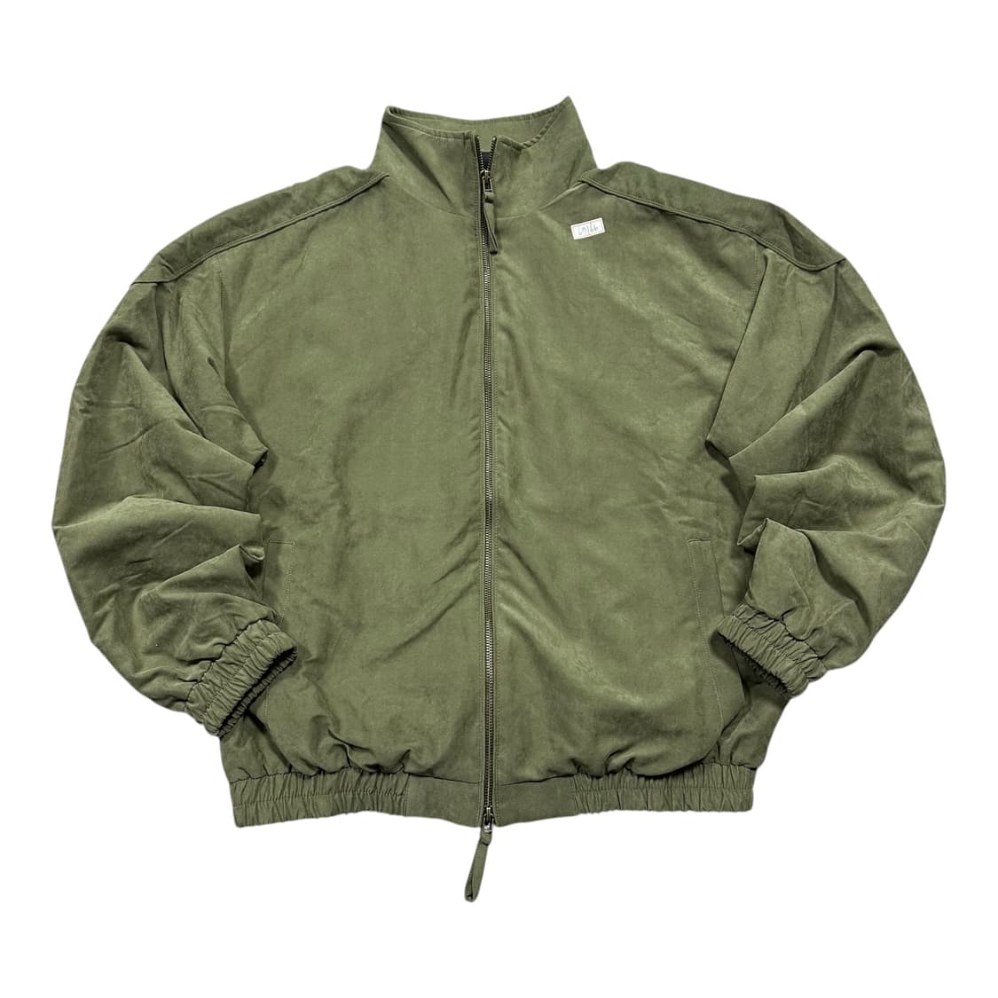 ✨ (바배) 나인제트 스웨이드 헤비웨이트 카키 자켓  상품이미지1