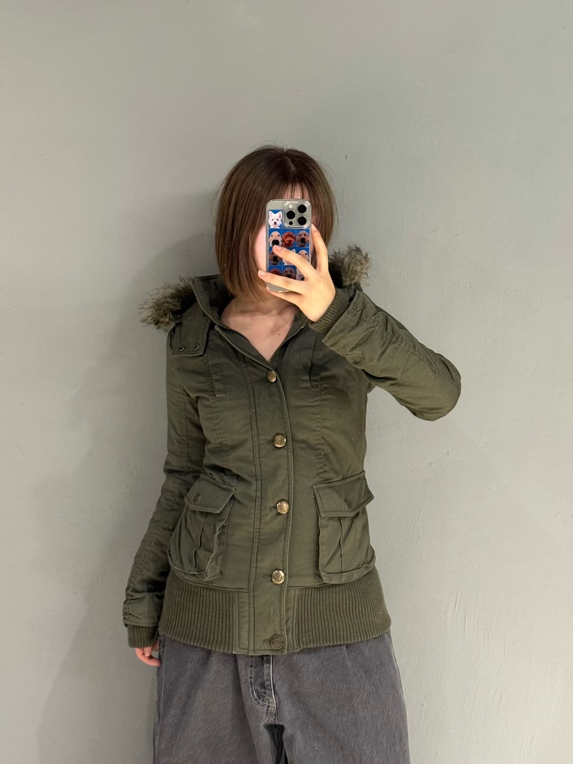 shirring detail pocket detail jumper 상품이미지1