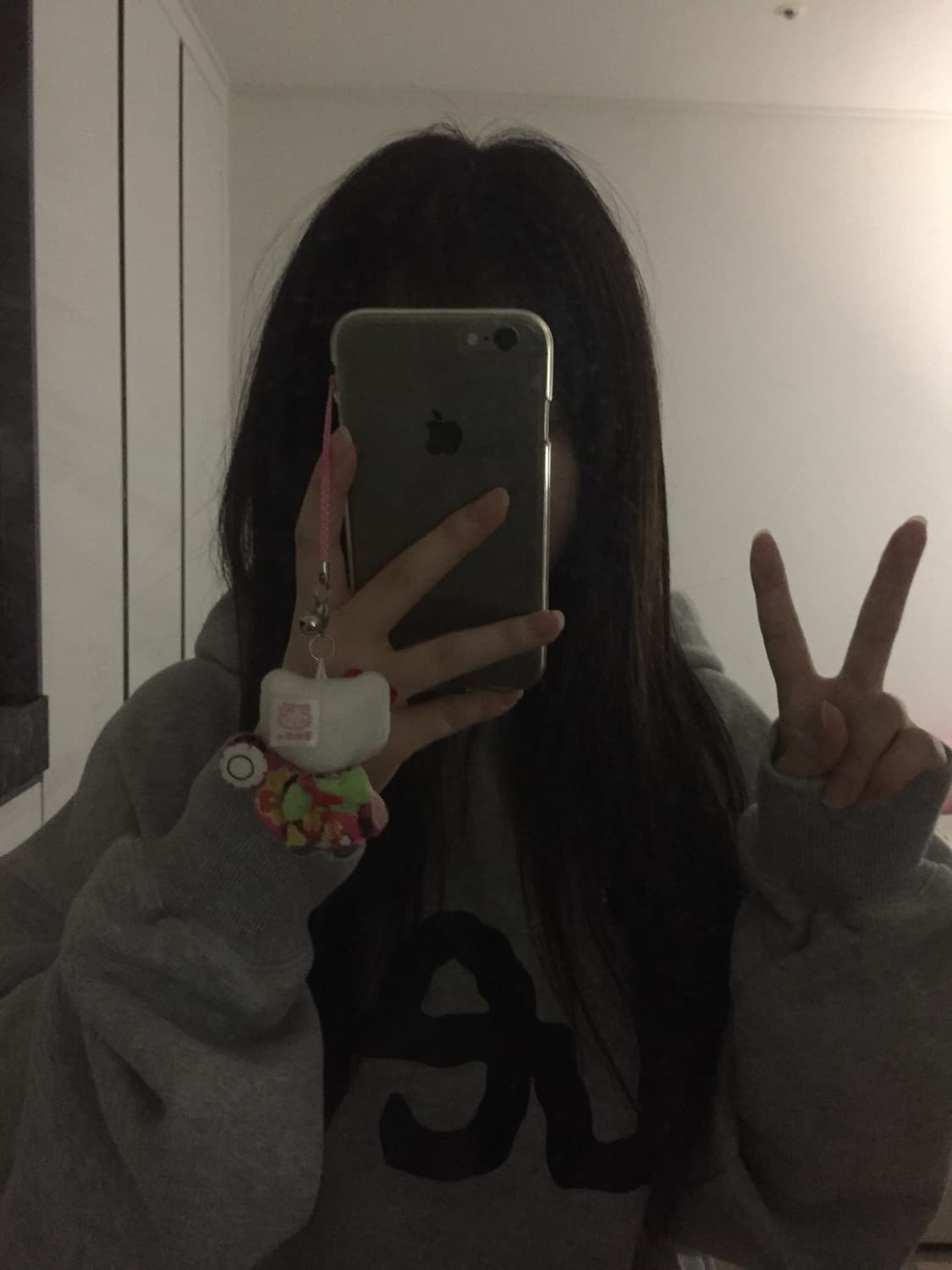 Lee 회색 후드티 상품이미지1