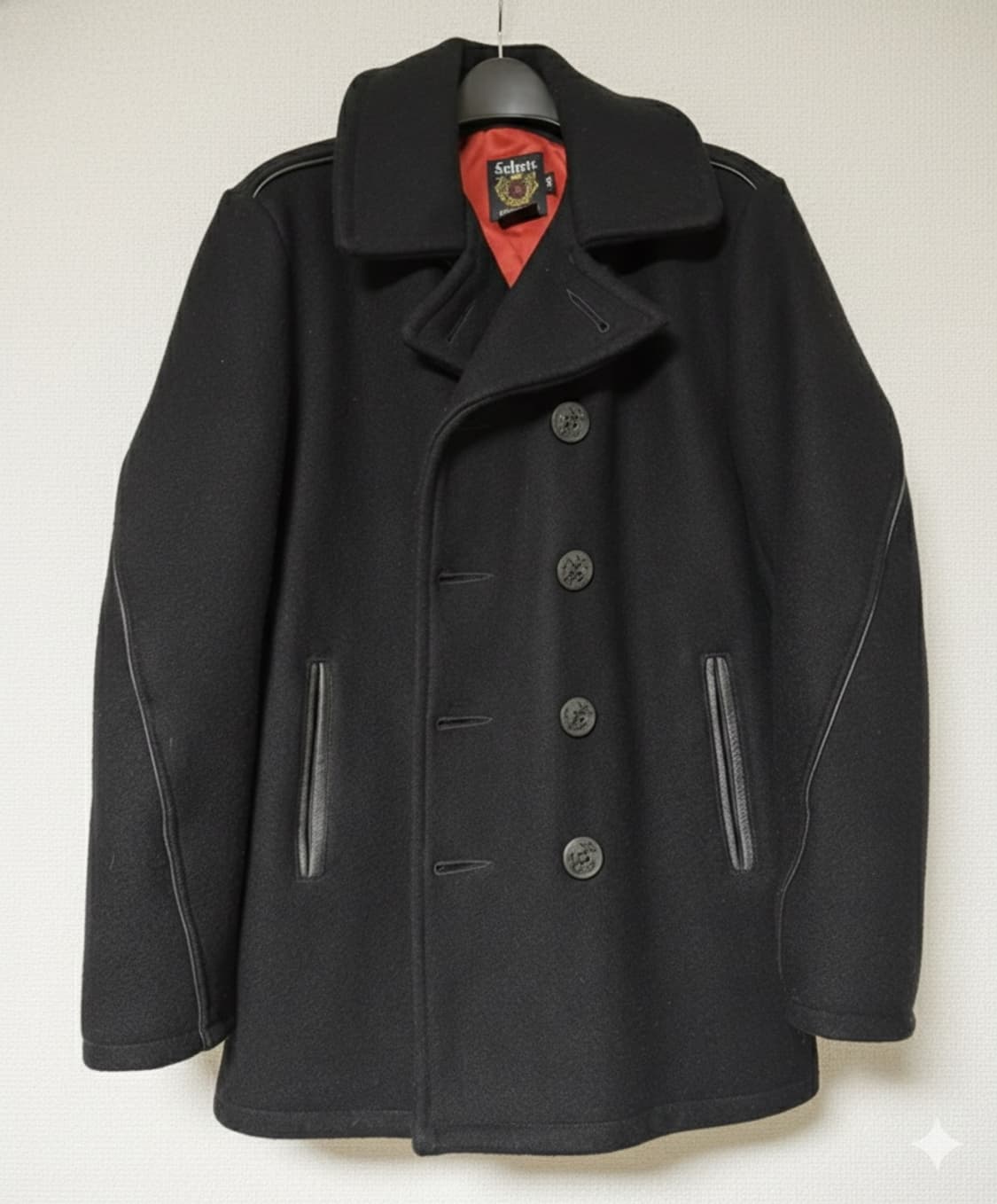 Schott NYC 피코트 블랙 40사이즈 상품이미지1