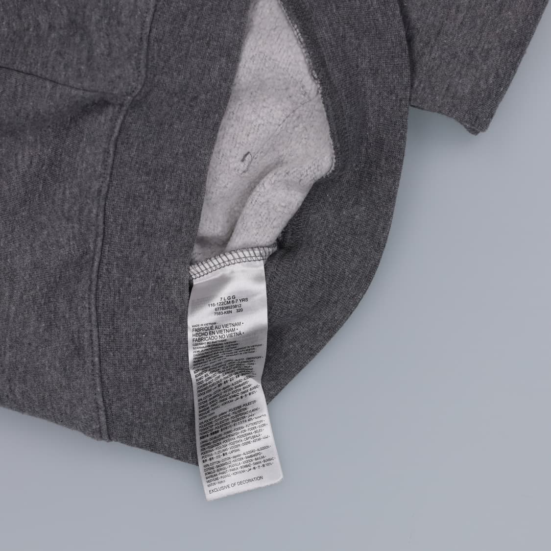 [6-7Y] 나이키조던 키즈 기모후드집업 0106H1 상품이미지4