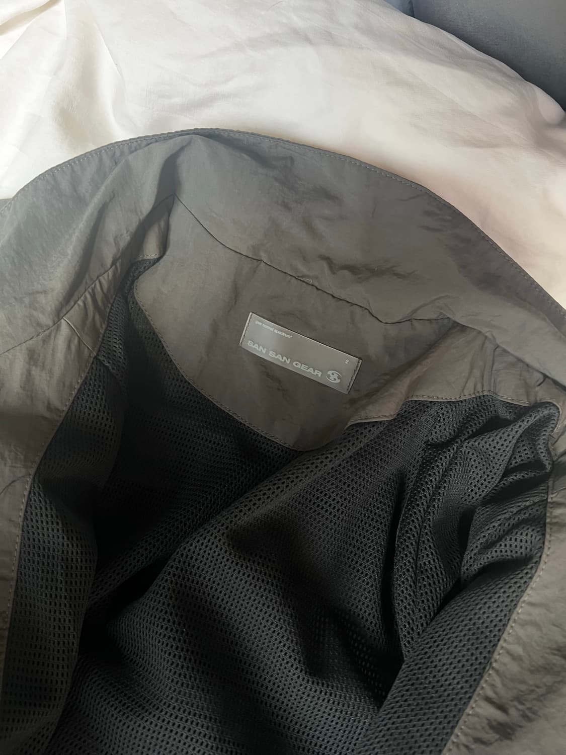 산산기어 SLASH ZIPPER JACKET [BROWN] 브라운 자켓 상품이미지5