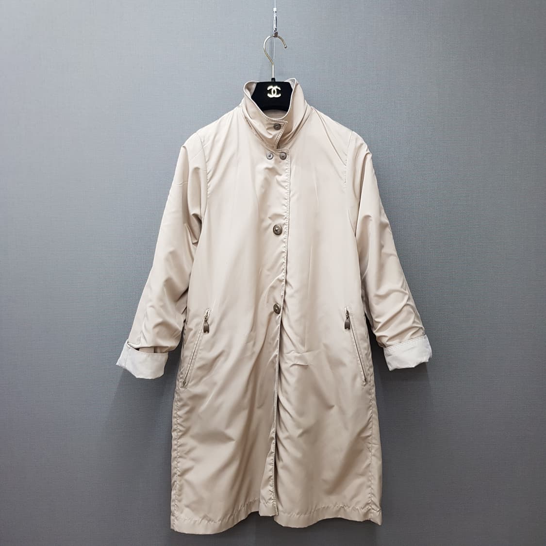 막스마라 리버시블 스탠드카라 트렌치 코트 40사이즈 상품이미지6