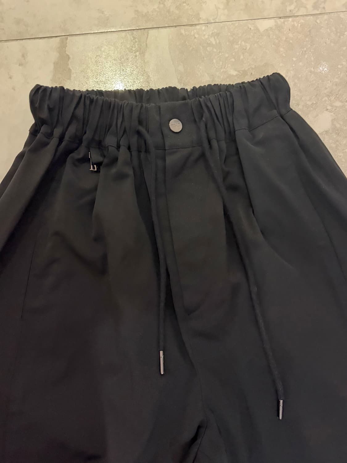 트리밍버드 봄버 셋업 팬츠 블랙 1회착 상품이미지3