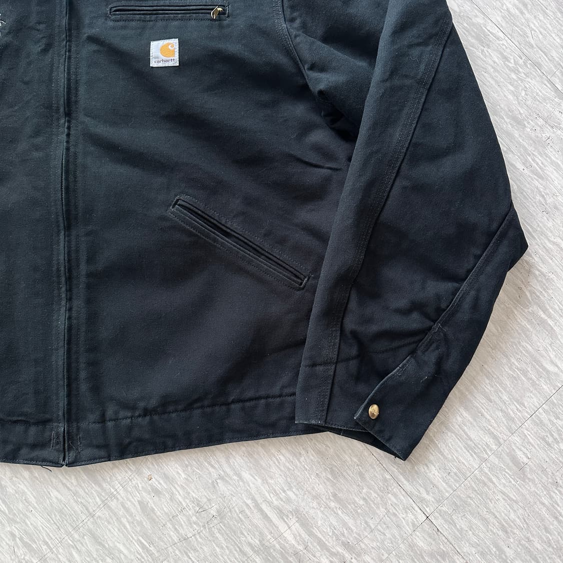00s 칼하트 J01 48 디트로이트 블랙 MADE IN USA 상품이미지7