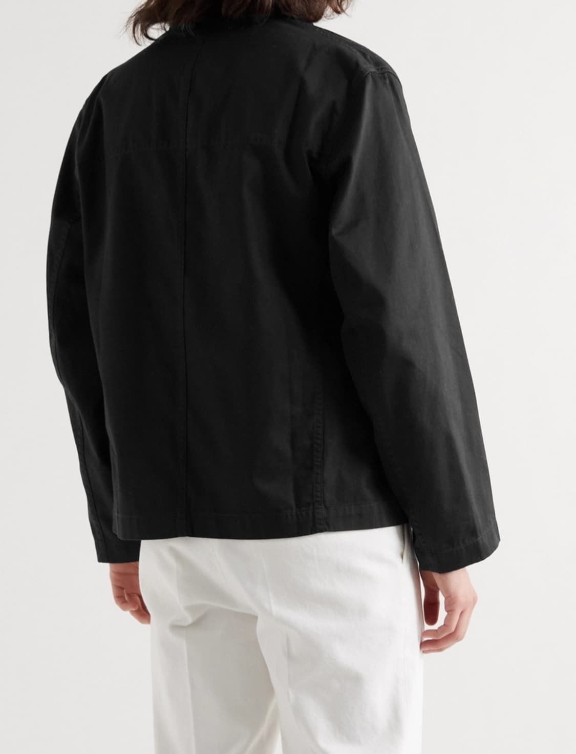 르메르 데님 워크웨어 오버셔츠 블랙 M 상품이미지3