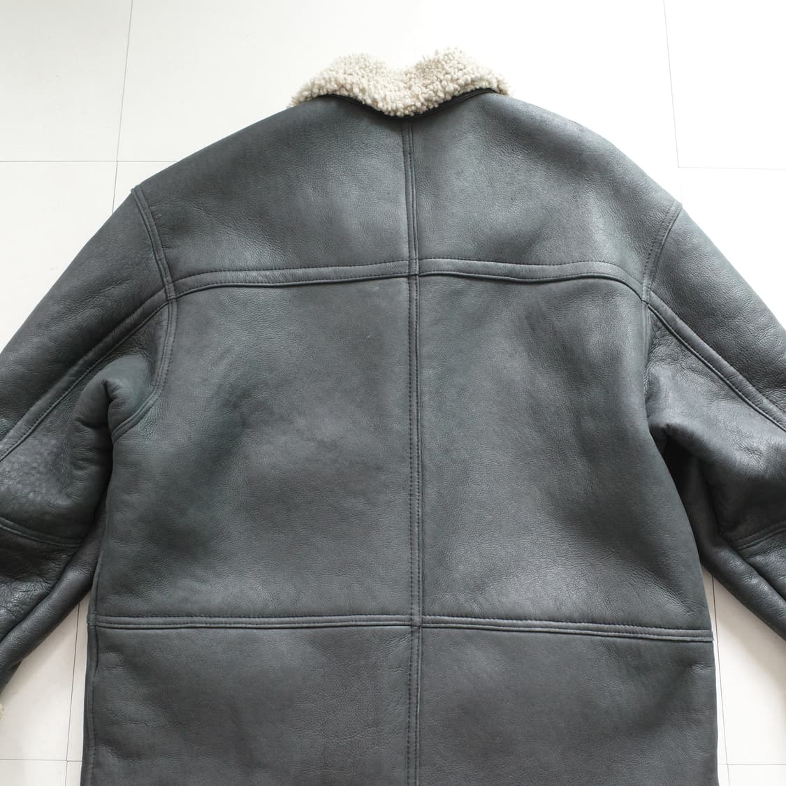 XL 리얼 양가죽 쉐어링 무스탕 코트 상품이미지8