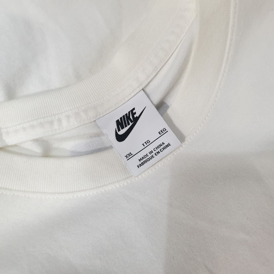 나이키 한글 티셔츠 화이트 XXL 상품이미지5