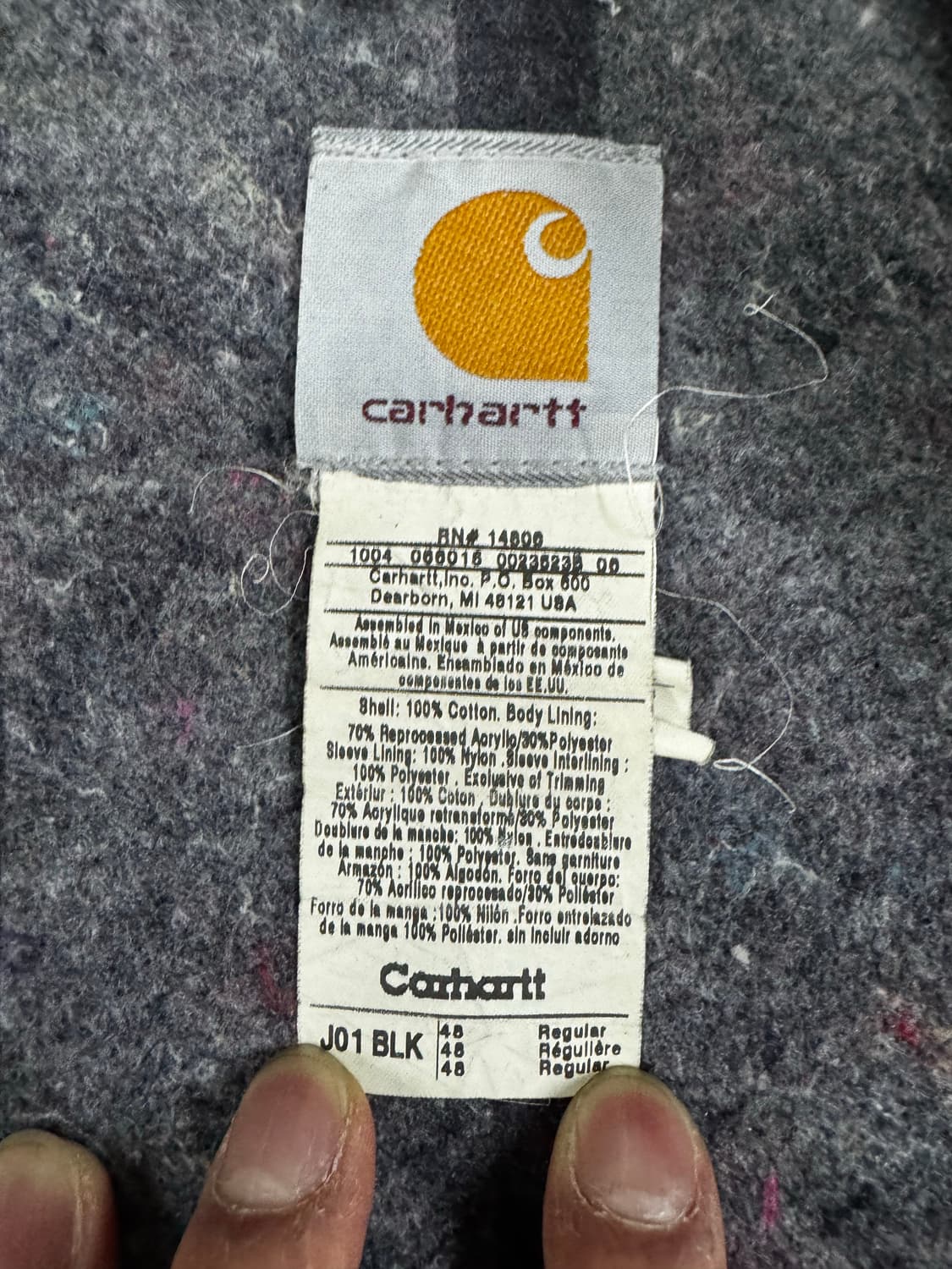 칼하트 디트로이트 자켓 j01 48 상품이미지6