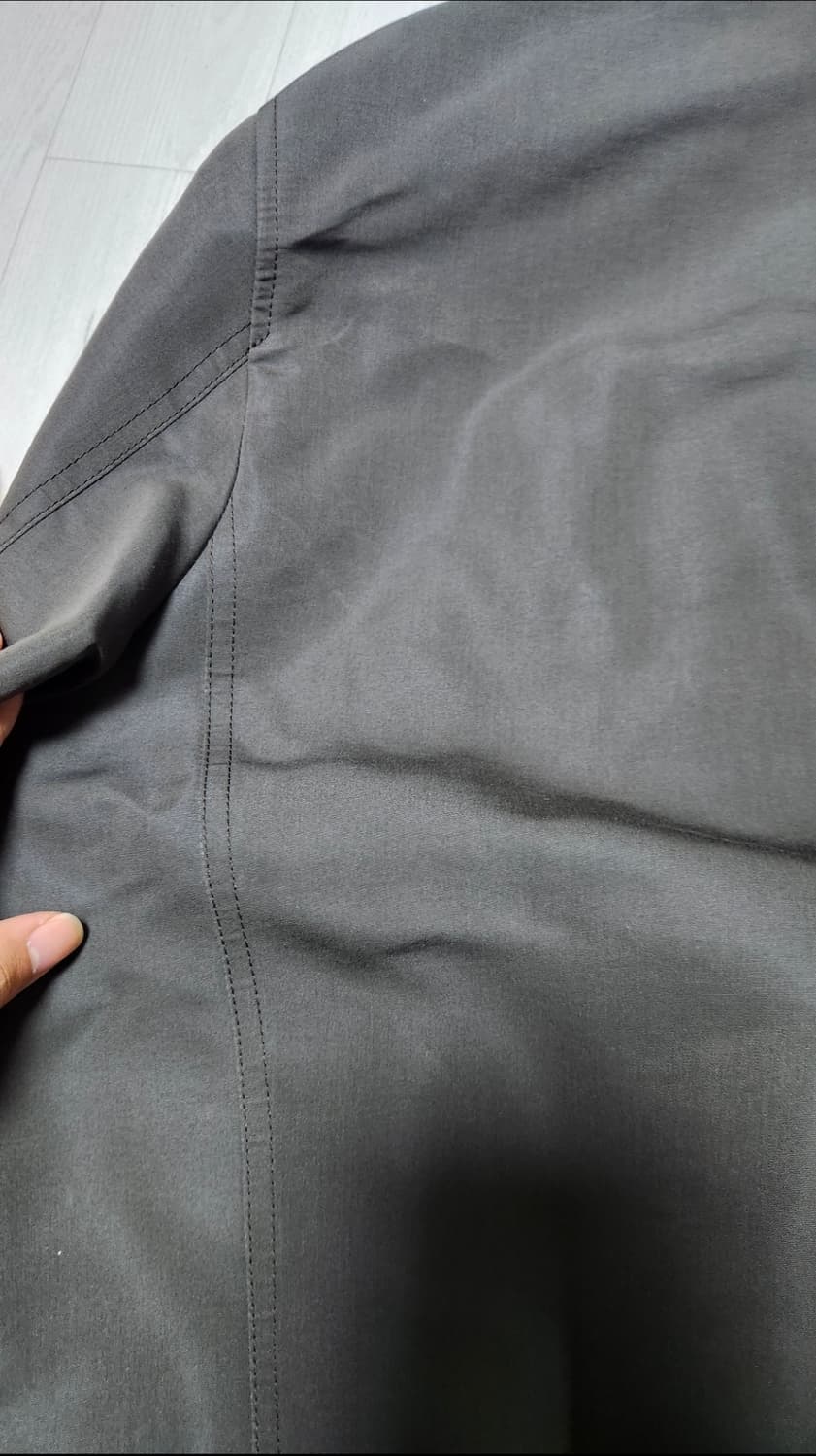 톰포드 실크 코튼 헤링턴 자켓 카키 56 상품이미지4