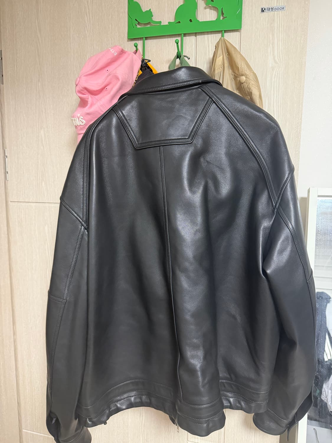 준지 23fw 레더자켓 가죽셔츠 48사이즈 판매합니다. 상품이미지2