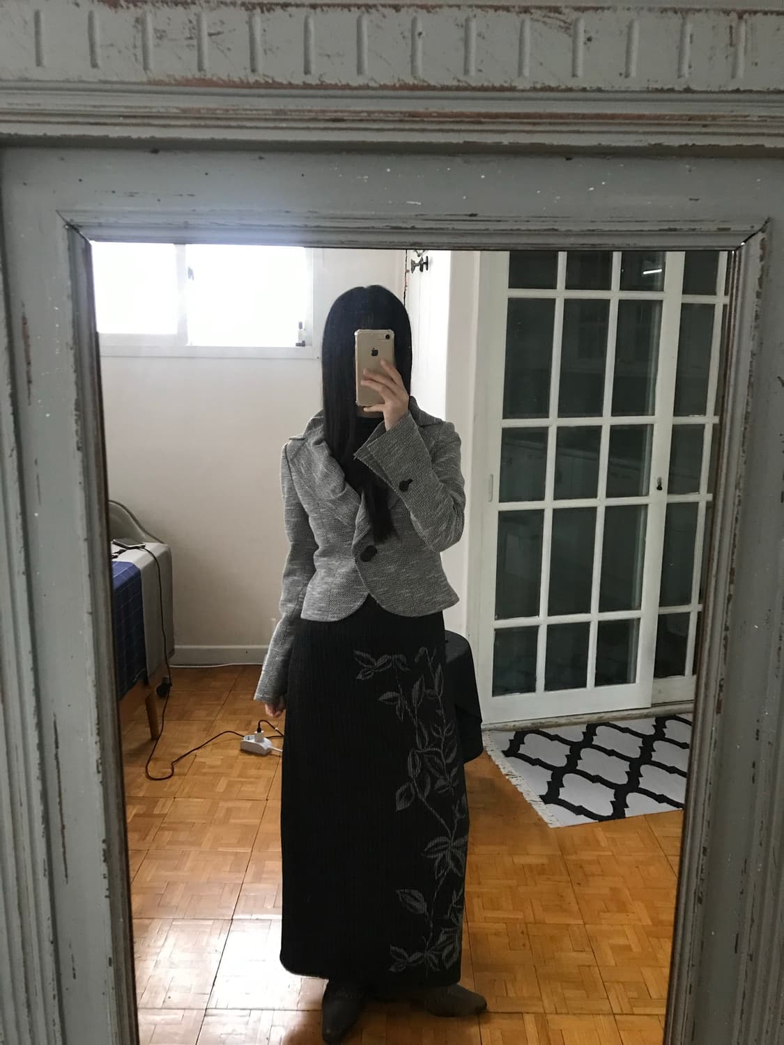 vintage pattern skirt 상품이미지4