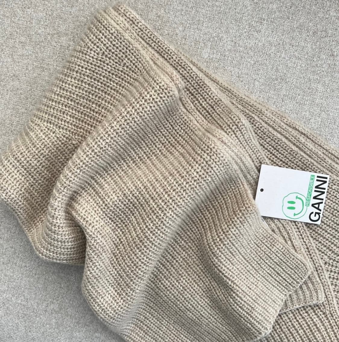 가니 GANNI 리사이클울니트 비니 머플러세트 정품 상품이미지10