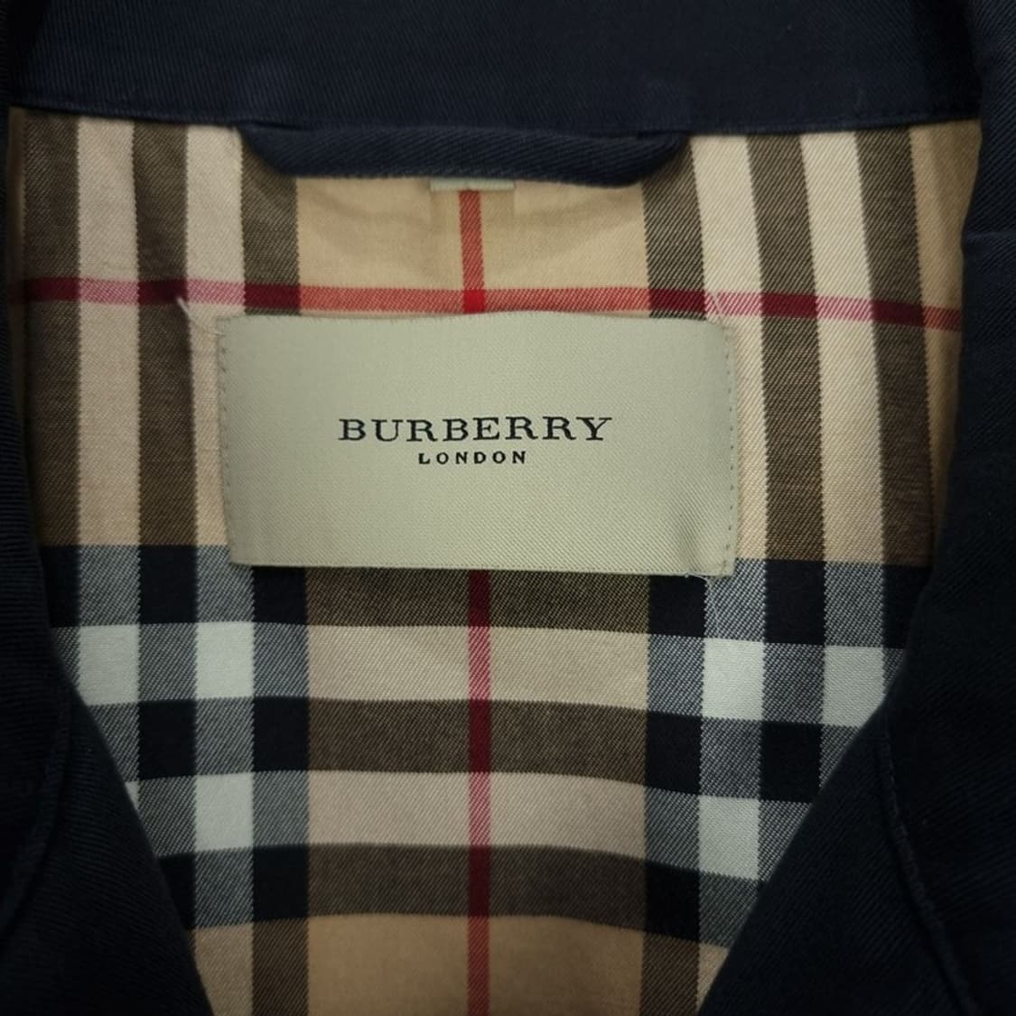 [버버리] 로고 자수 집업 블루종 자켓 네이비 P01529 상품이미지8