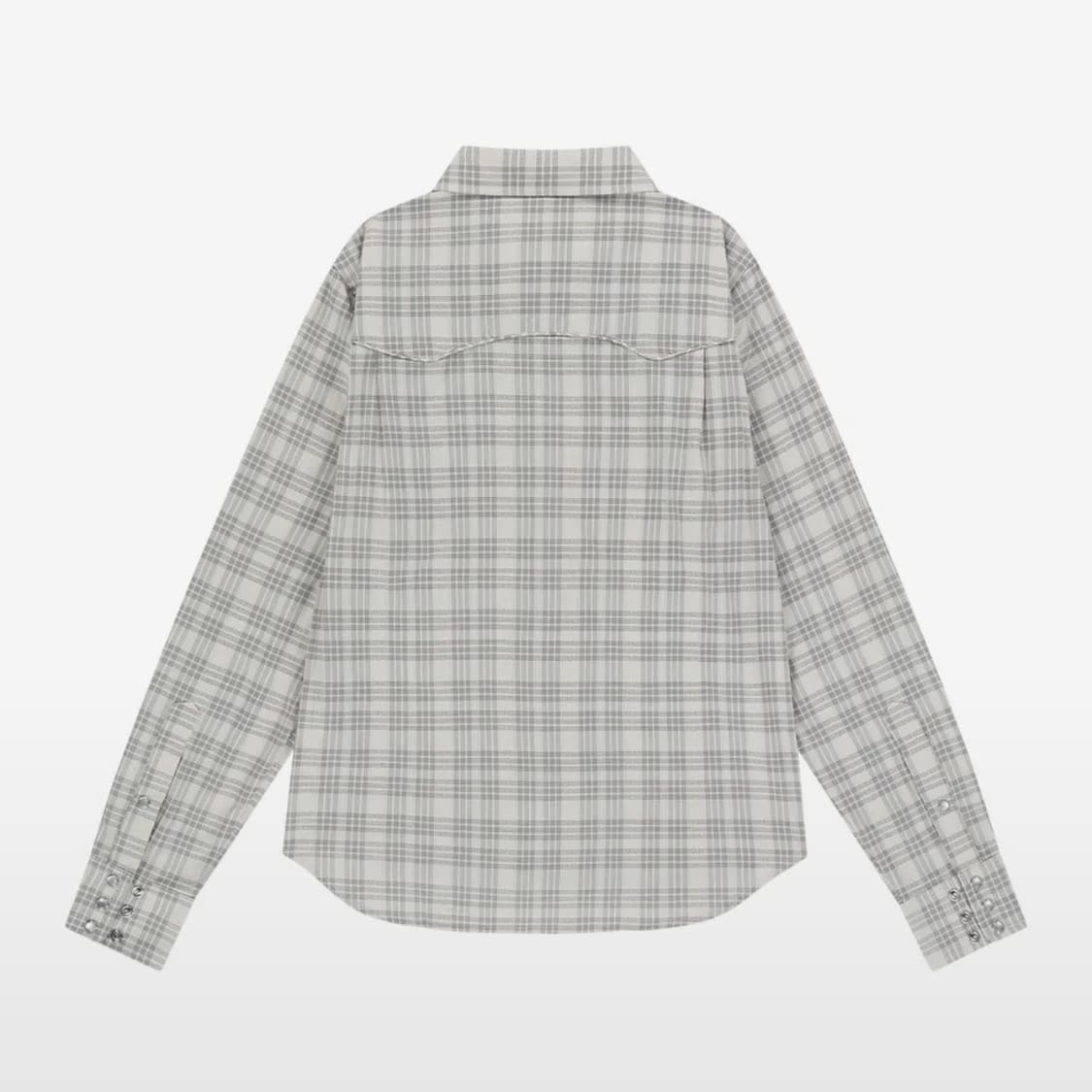 아캄 셔츠 Western Check Shirts (Ivory) 상품이미지2