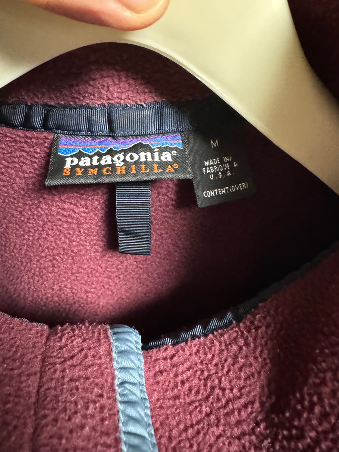 M]파타고니아 신칠라 버건디 상품이미지4