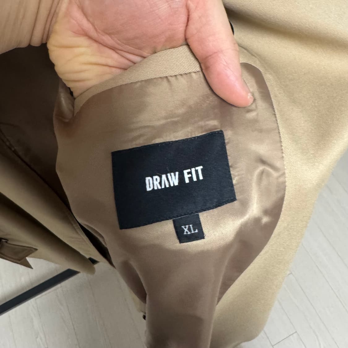 (XL) 드로우핏 트렌치코트 상품이미지5