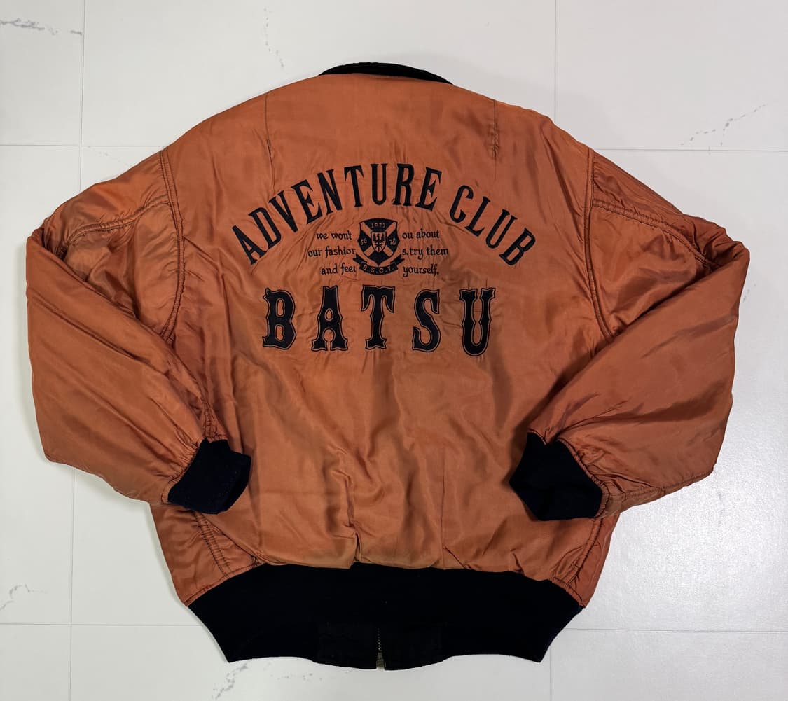 90s BA-TSU 리버시블 봄버자켓 XL 상품이미지5