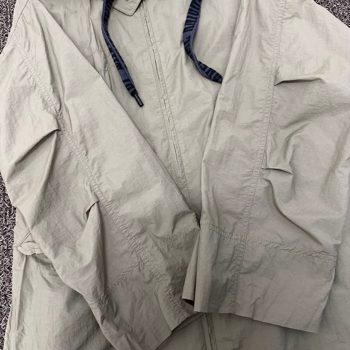 SYSTEM 시스템 한섬 여성 롱 바람막이 야상 자켓  상품이미지7