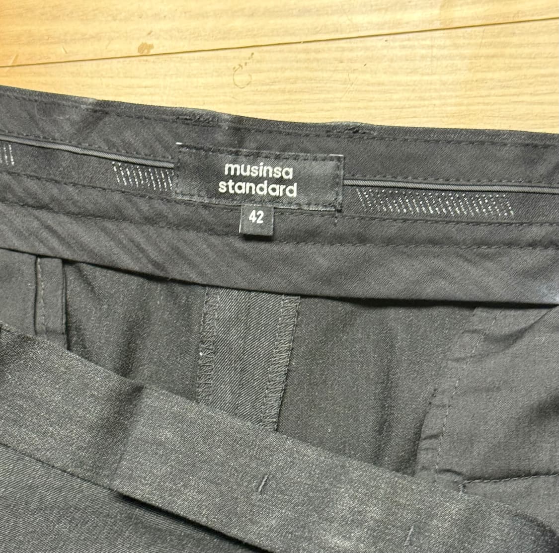 무텐다드 슈퍼 와이드 히든 밴딩 슬랙스 상품이미지3