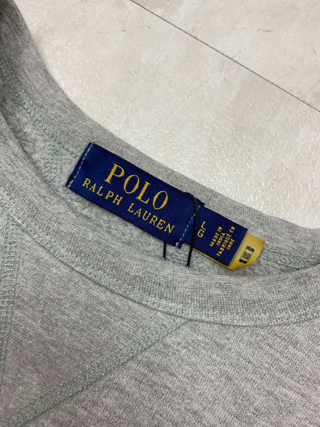 폴로 그레이 맨투맨 #614 상품이미지4