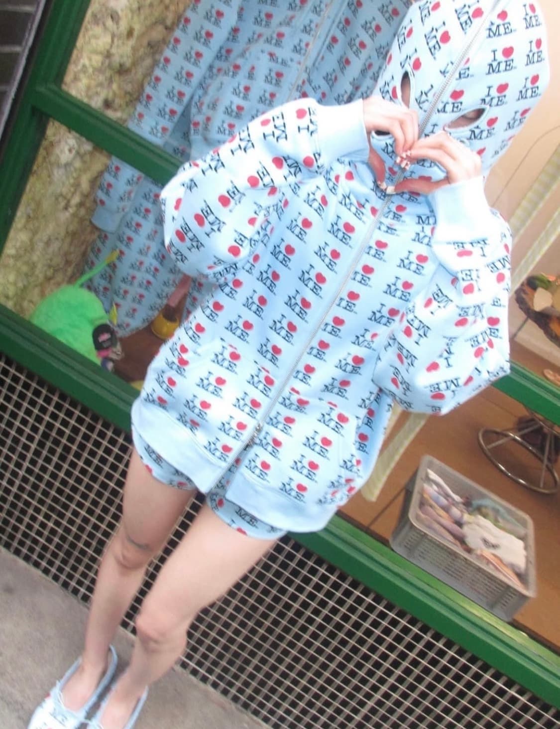 애슐리윌리엄스 블루 후드집업 상품이미지2