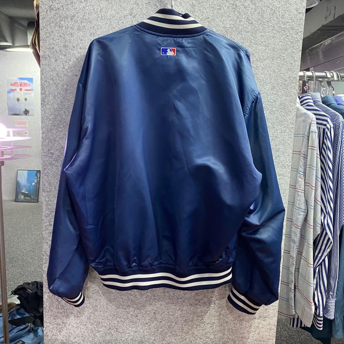 마제스틱 양키스 네이비 바시티 자켓 B4690 상품이미지4