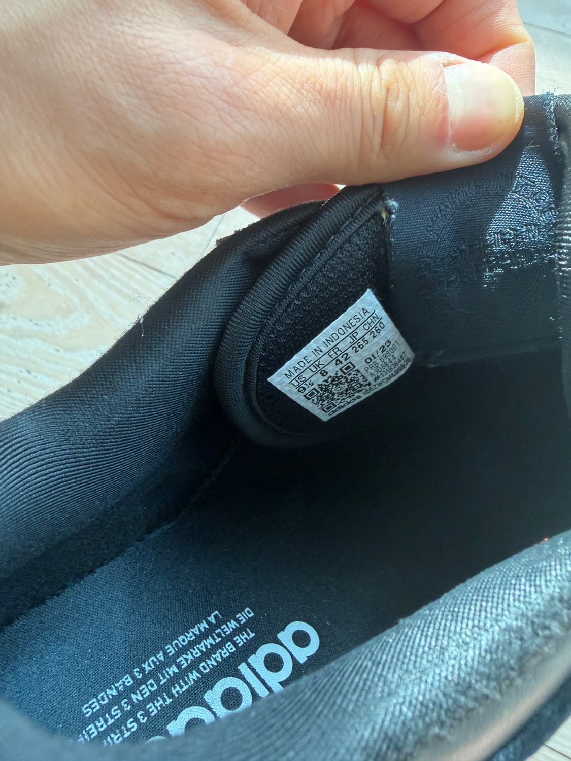 에어포스맛 아디다스 포럼 265 블랙 상품이미지7