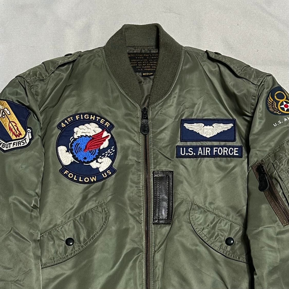 M U.S. 에어포스 41st ma-1 항공 자켓  상품이미지1