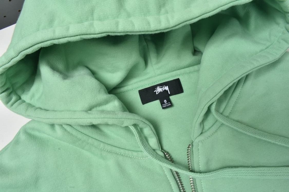 스투시 헤비 코튼 더블페이스 후드 집업 자켓 S N1170 상품이미지3