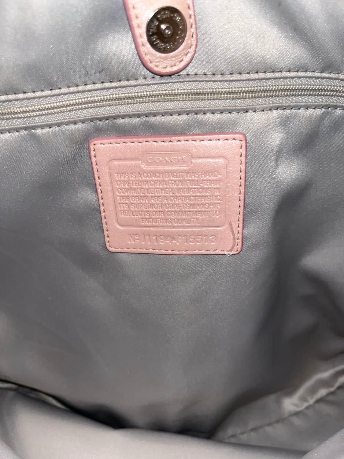Y2K Coach baby pink Shoulder bag 상품이미지9