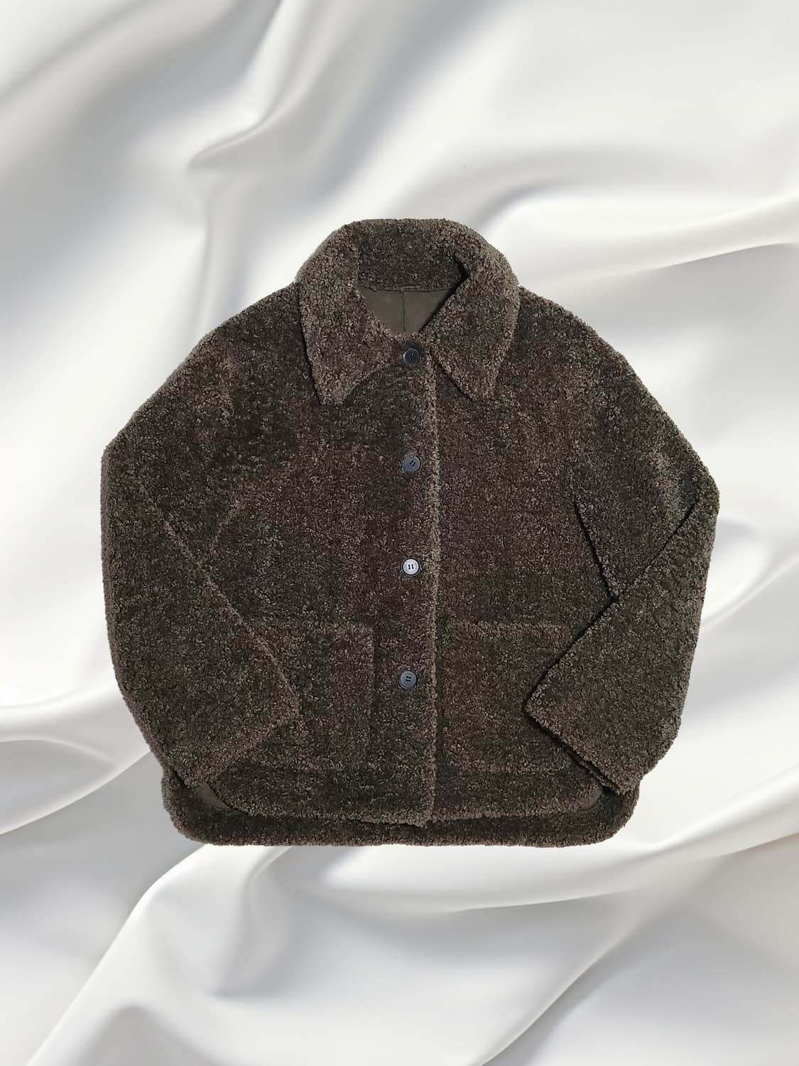 주크 ZOOC 여성 리버시블 무스탕 숏자켓 양털 뽀글이 상품이미지2