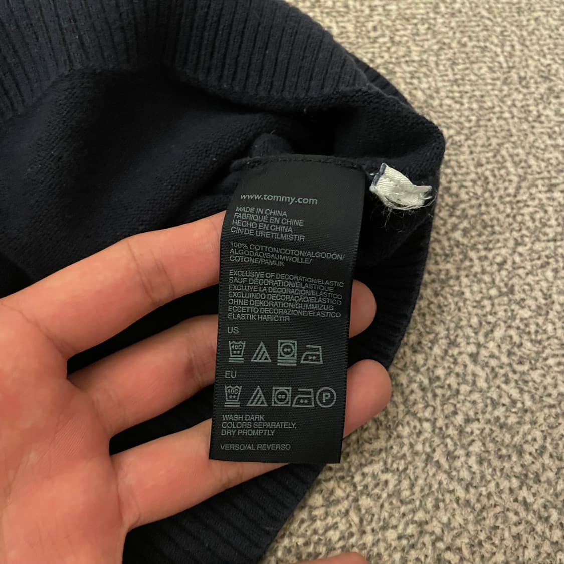 타미 힐피거 브이넥 니트 상품이미지4