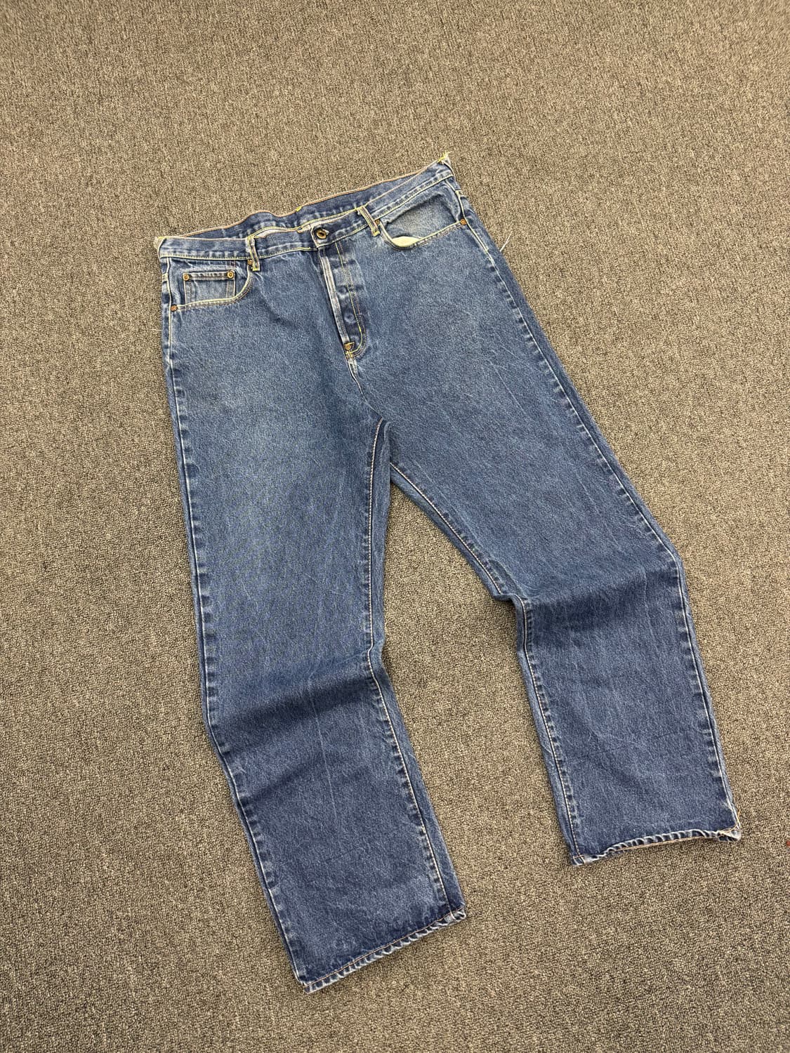 40)R.M.C 빈티지 포켓 자수 Y2K 올드스쿨 힙합팬츠 상품이미지1