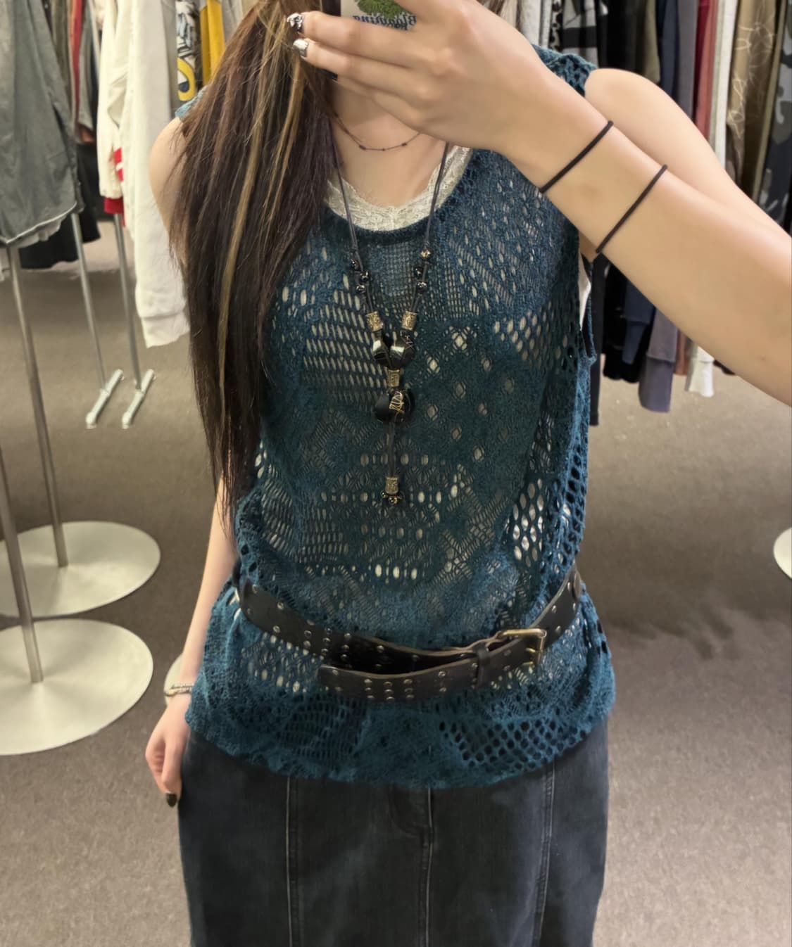 Grunge Lace & Mesh🫐🖲️ 상품이미지3