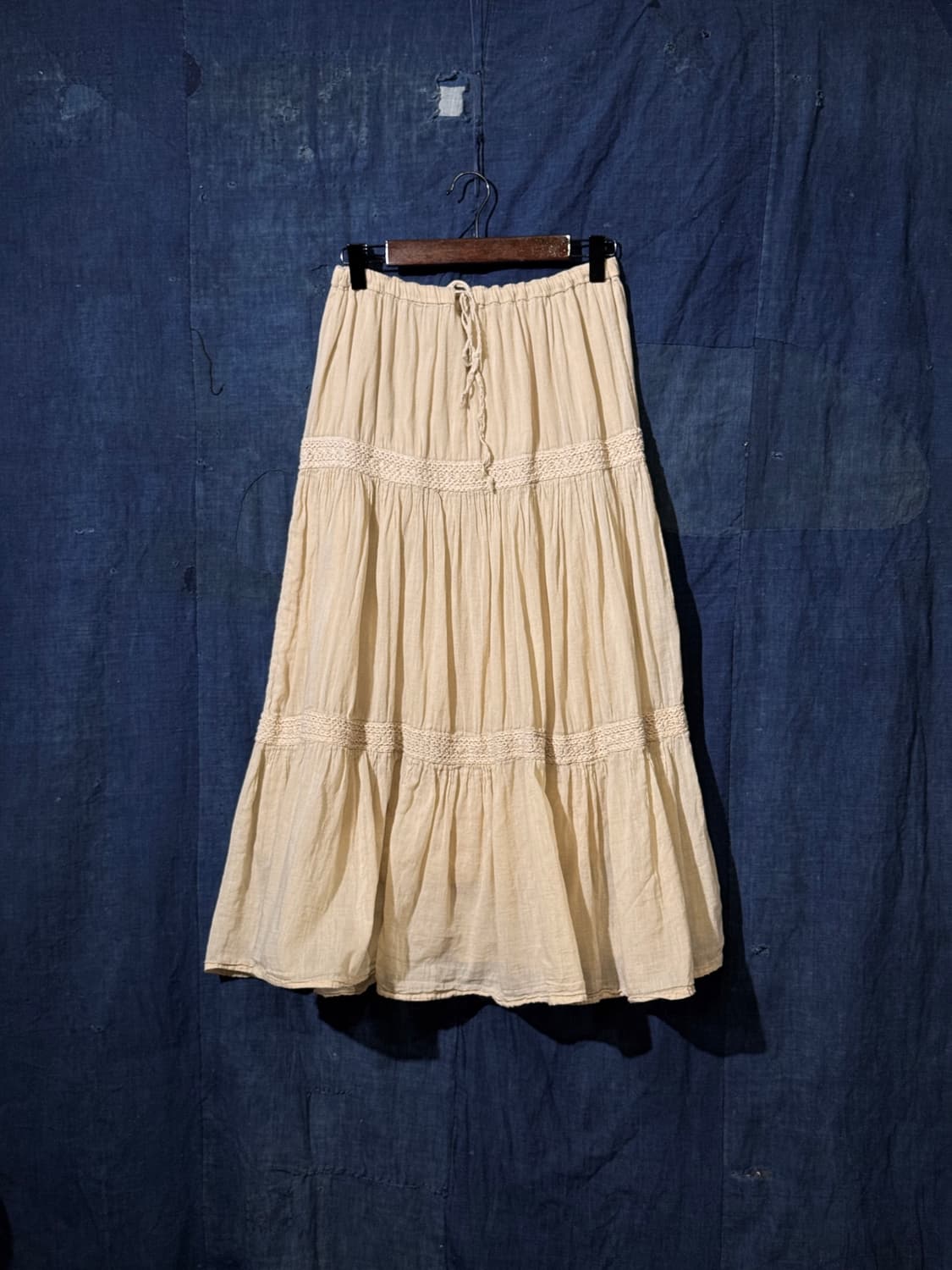 26-30inch ) JPN Crochet Gathered Skirt  상품이미지3