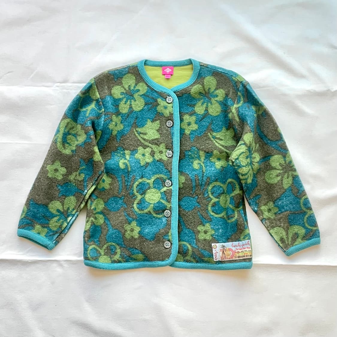 오일릴리 OILILY 플라워 패턴 울 가디건 자켓 스웨터 니트 상품이미지1