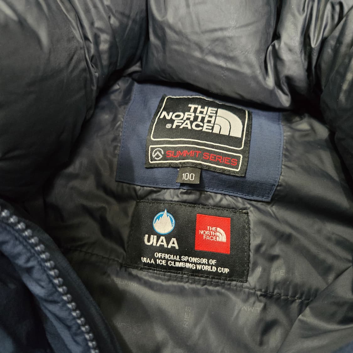 L 노스페이스 히말라야 UIAA 한정판 구스다운 자켓 네이비 상품이미지4
