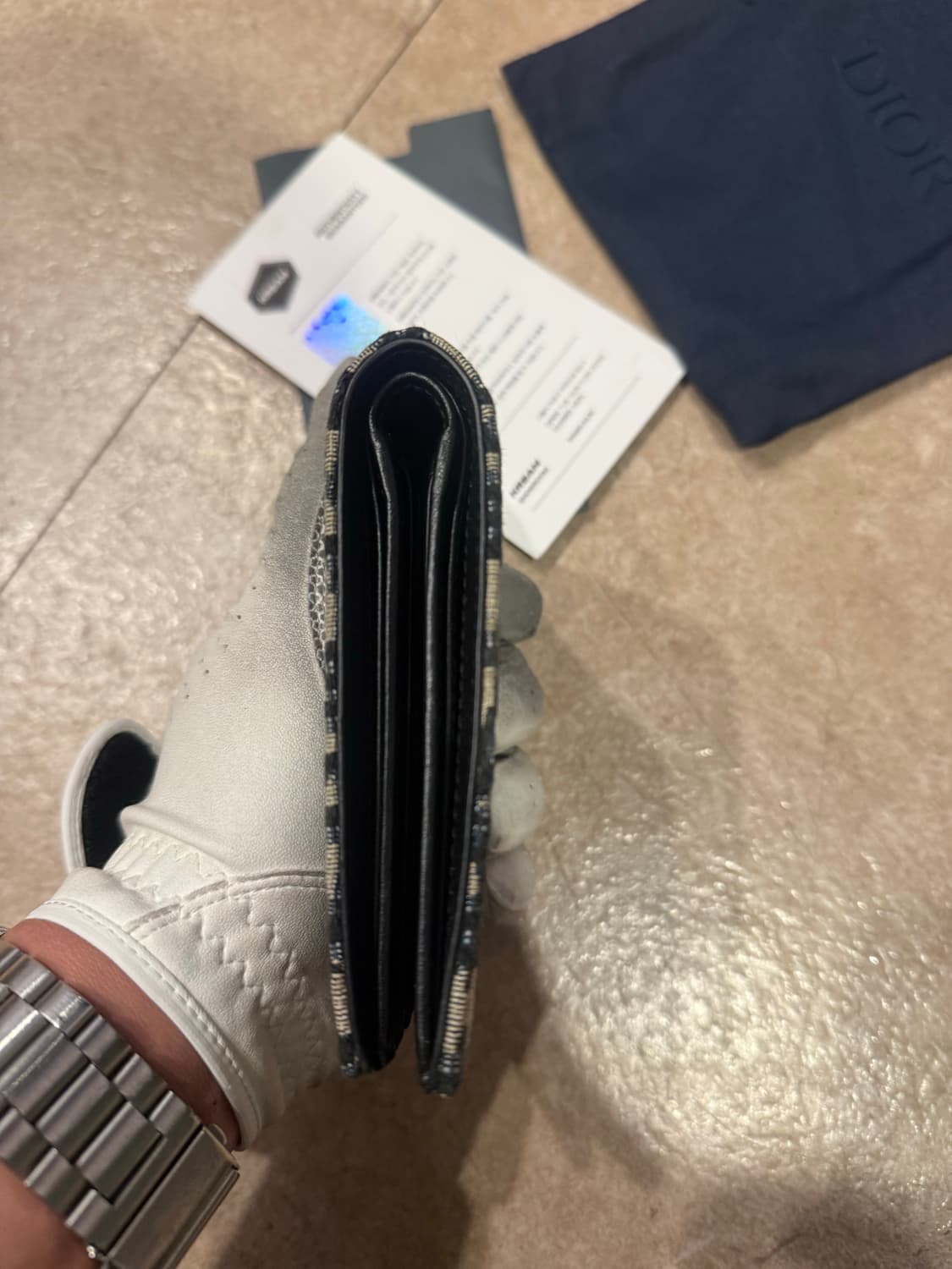 디올 오블리크 반지갑 새상품급 상품이미지4