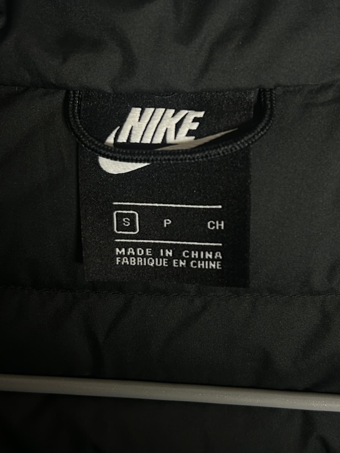 나이키 다운 필 블랙 패딩 S 상품이미지3