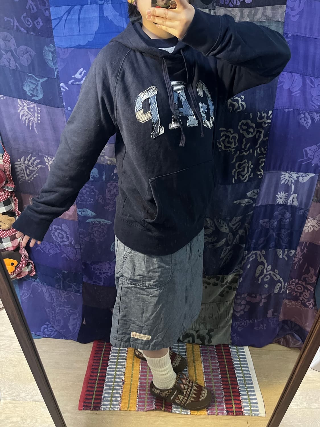 GAP 갭 패치워크 후드티 상품이미지3