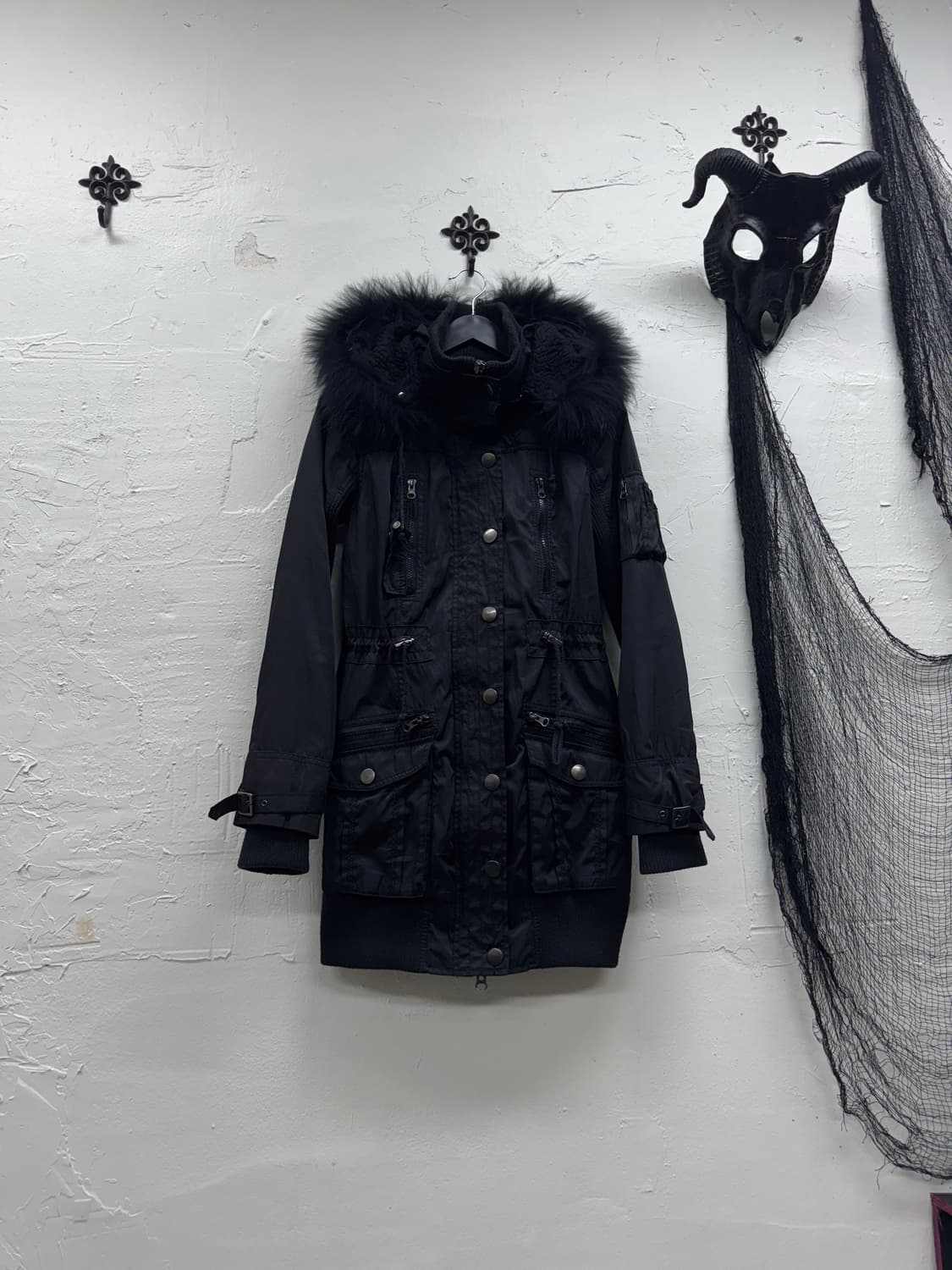 Ingni 00s trimming fur mods coat 상품이미지2