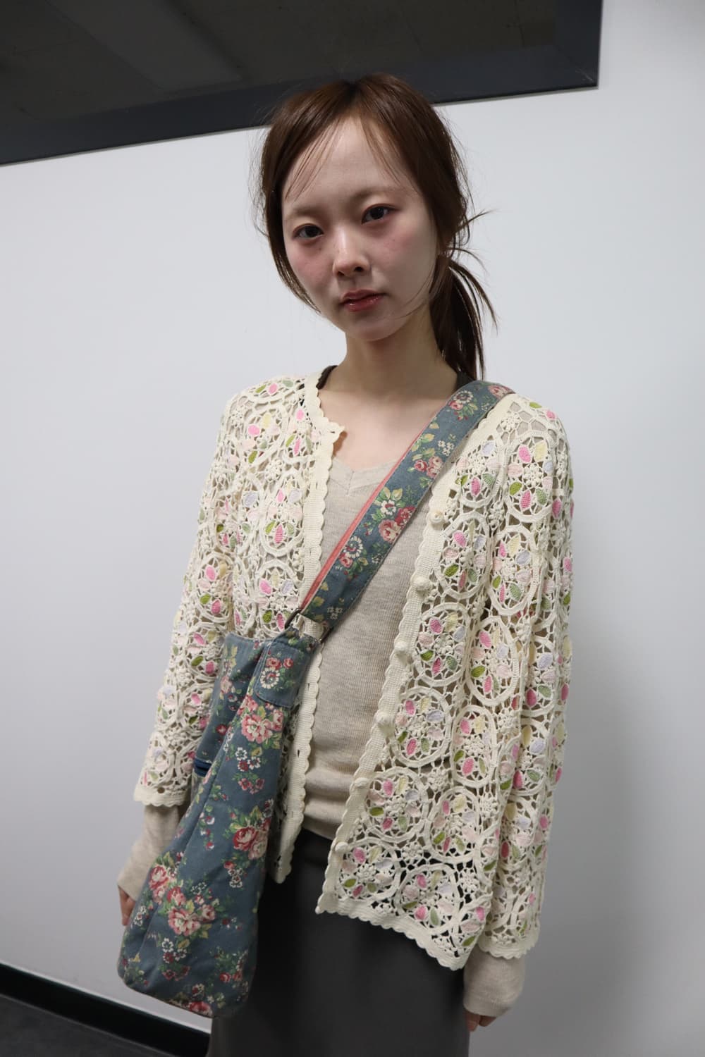 시소르타 빈티지 파스텔 크로셰 가디건 상품이미지2