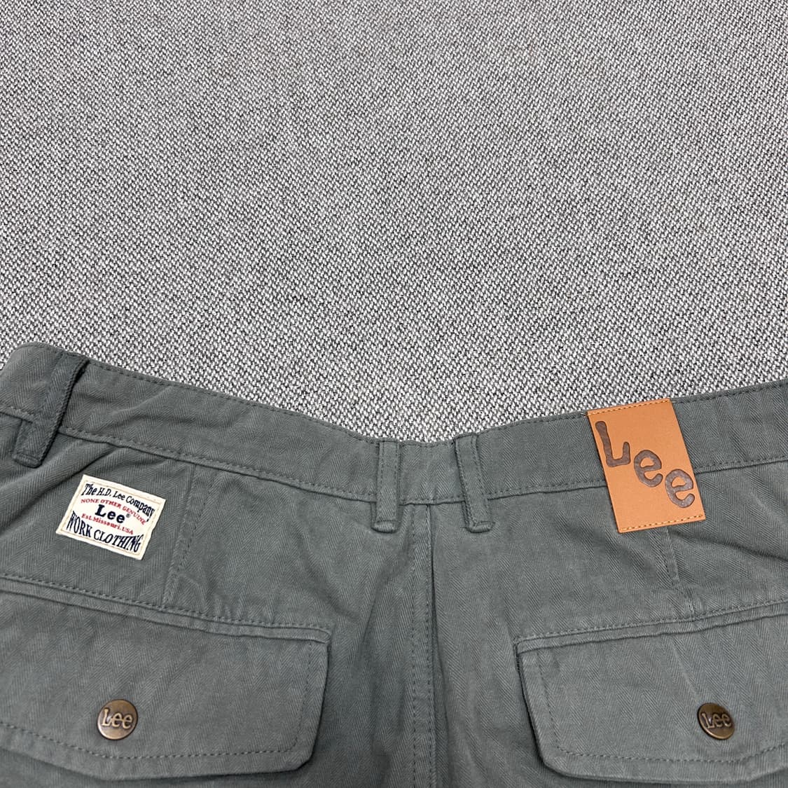 Lee 워시드 헤링본 카고팬츠(34) 상품이미지7