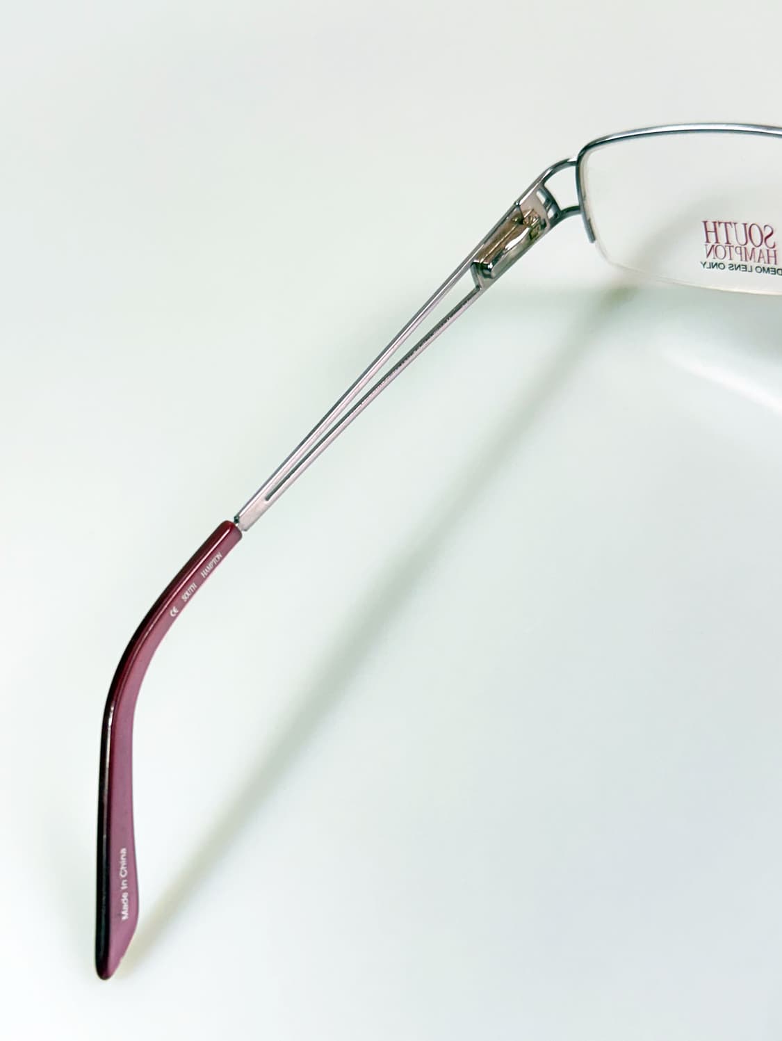 SOUTH HAMPTON 반무테 스퀘어 메탈 빈티지 안경 상품이미지7