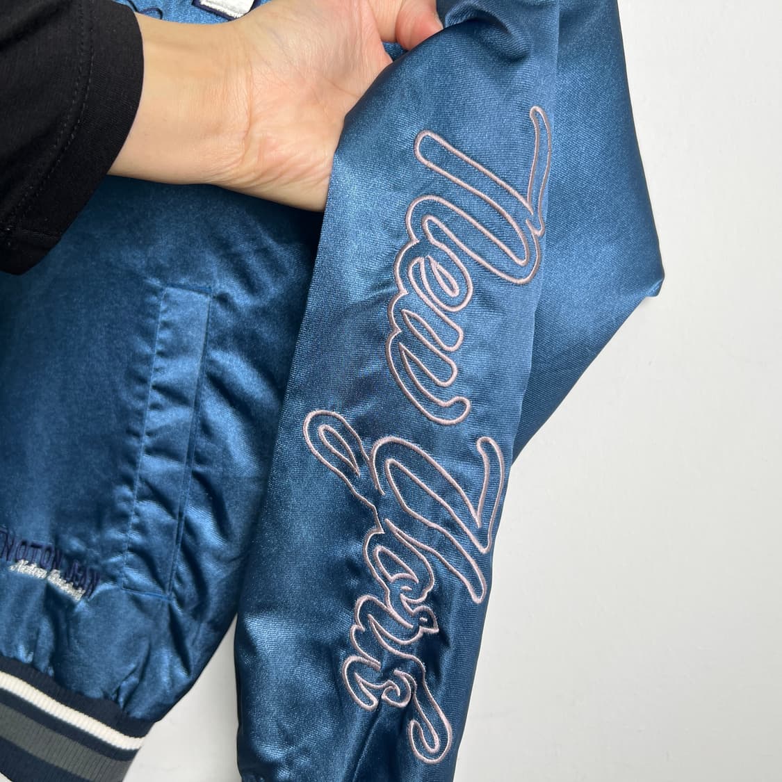 Noton jeans 노튼 진스 네이비 스타디움 자켓 L 상품이미지7